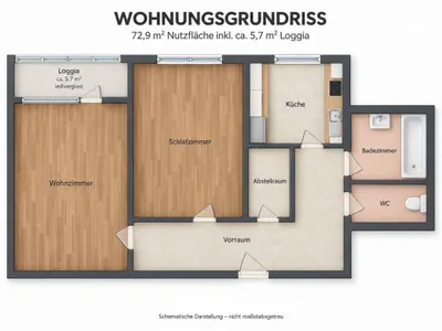 Wohnung kaufen in Graz – 72,9 m² – Bild 11 von 11