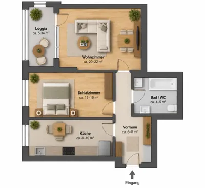 3-Zimmer-Wohnung kaufen in Wien – 66,17 m², € 244.000 – Bild 18 von 18