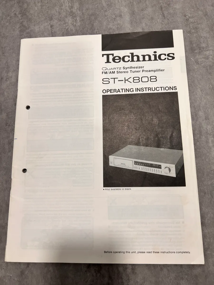 Used Technics ST-K808 Tuners for Sale | HifiShark.com