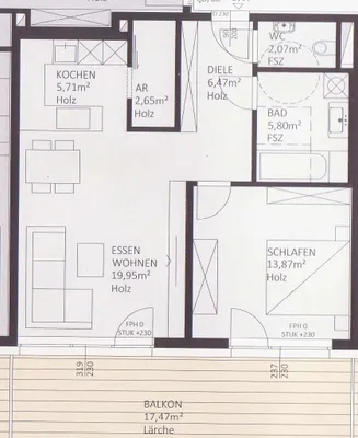 2-Zimmer-Wohnung mieten in Linz Land – 56 m², € 939 – Bild 2 von 15
