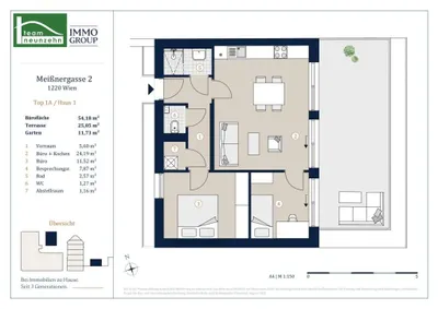 3-Zimmer-Gewerbeimmobilie kaufen in Wien – 54,07 m², € 349.000 – Bild 21 von 21