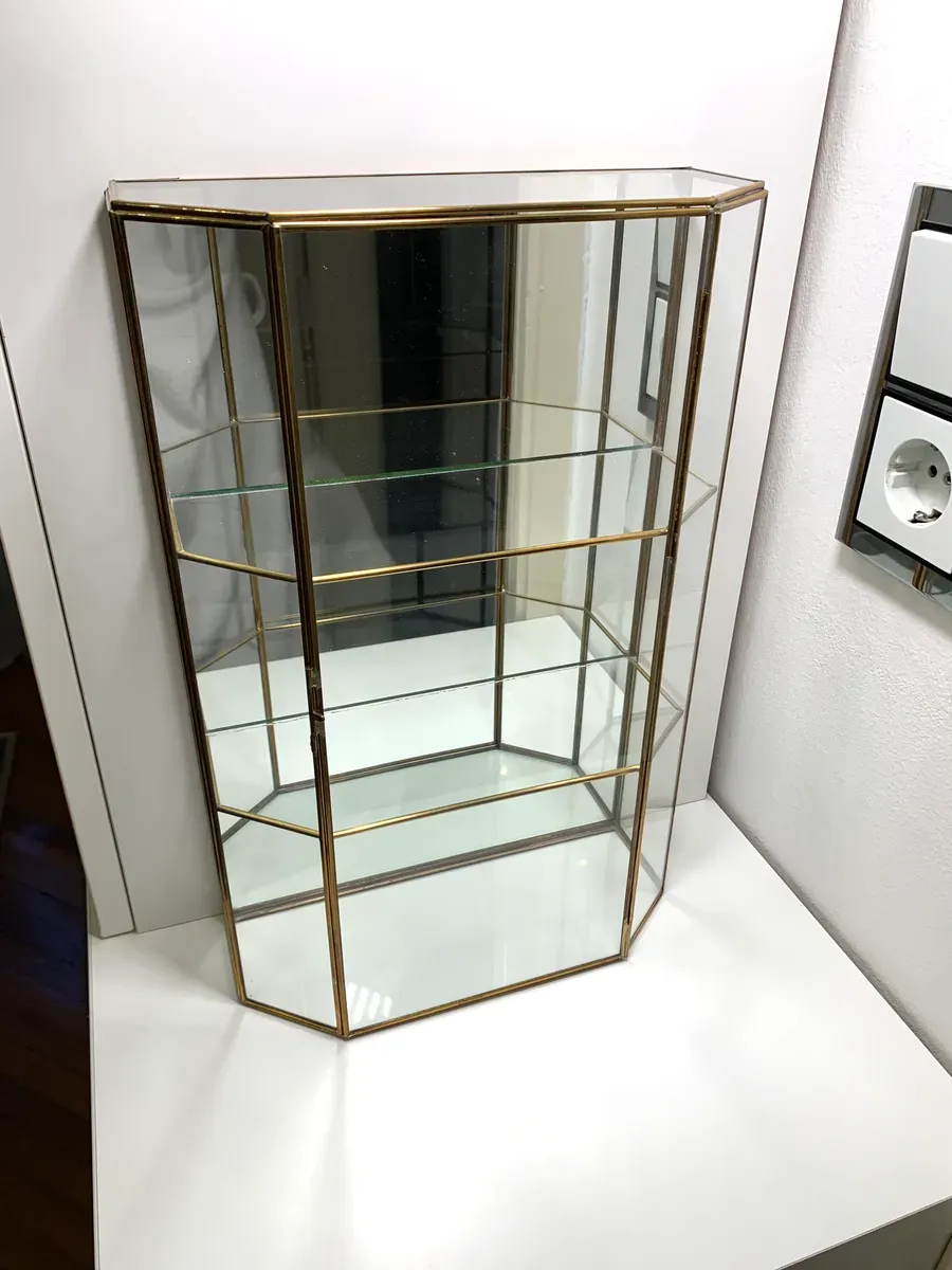 Antiker - Setzkasten / Glas & Messing, € 100,- (1070 Wien)