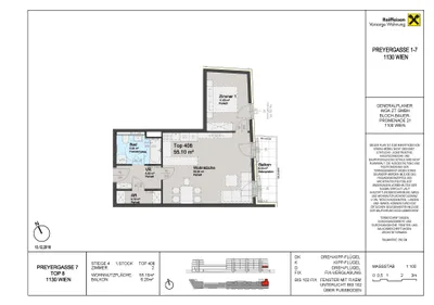 2-Zimmer-Wohnung mieten in Wien – 55,1 m², € 1.120 – Bild 12 von 12