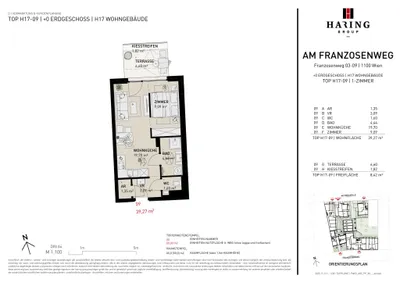 1-Zimmer-Wohnung kaufen in Wien – 39,27 m², € 263.500 – Bild 10 von 10