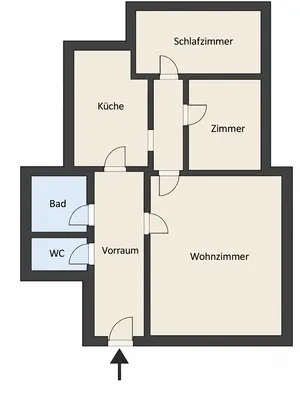 3-Zimmer-Wohnung mieten in Wien – 65 m², € 935 – Bild 2 von 21