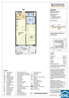 2-Zimmer-Wohnung kaufen in Wien – 54,45 m², € 331.000 – Bild 9 von 9