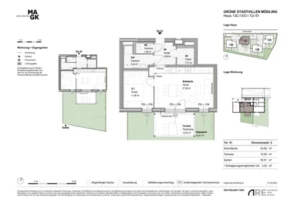 2-Zimmer-Wohnung kaufen in Mödling – 53,85 m², € 375.000 – Bild 8 von 12