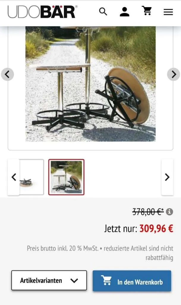 Zerlegbarer Stehtisch + Bistrotisch 2-in-1 mobil (tragbar) sehr stabil! ROLLCART Ø70cm, Höhe 72cm & 120cm, € 85,- (1100 Wien)