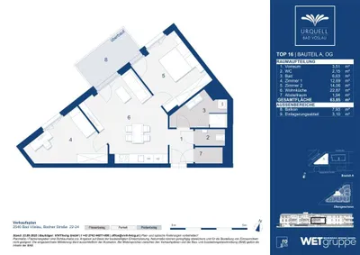 3-Zimmer-Wohnung kaufen in Baden – 65,28 m², € 319.000 – Bild 5 von 5