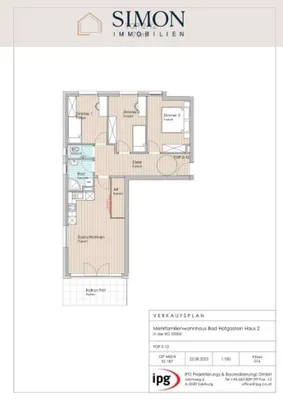 4-Zimmer-Wohnung kaufen in Sankt Johann im Pongau – 79 m², € 519.000 – Bild 9 von 11
