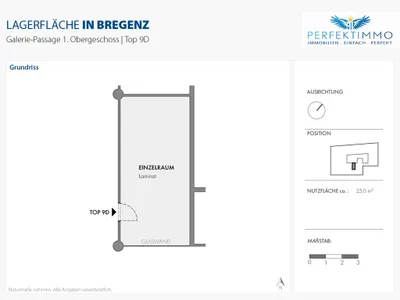 Gewerbeimmobilie mieten in Bregenz – 25 m², € 353 – Bild 6 von 6