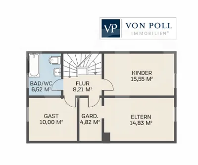 6-Zimmer-Haus kaufen in Baden – 160 m², € 495.000 – Bild 23 von 25