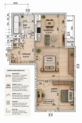 2-Zimmer-Wohnung kaufen in Graz – 66 m², € 199.000 – Bild 1 von 35