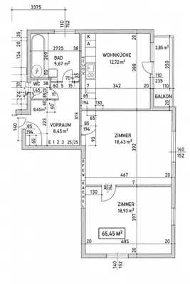 2-Zimmer-Wohnung kaufen in Graz – 66 m², € 199.000 – Bild 5 von 35