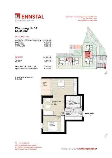 NEUBAU - Geförderte Mietwohnung mit Kaufoption in Anger - Ansicht 2