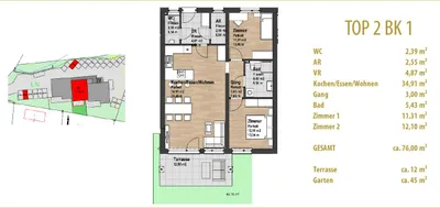 3-Zimmer-Wohnung kaufen in Graz-Umgebung – 76,56 m², € 314.000 – Bild 14 von 26