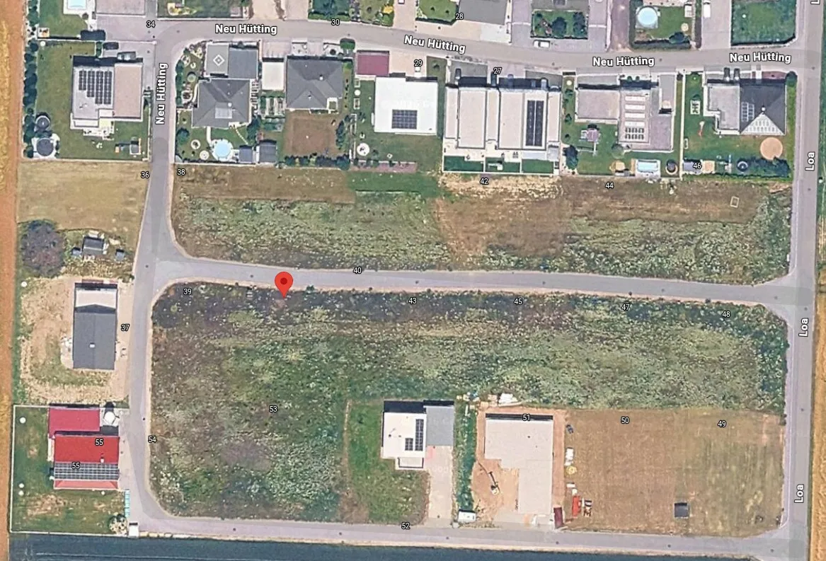 Baugrund in Neu-Hütting/ Mitterkirchen - 861 m², eben, voll aufgeschlossen, privat - Ansicht 3