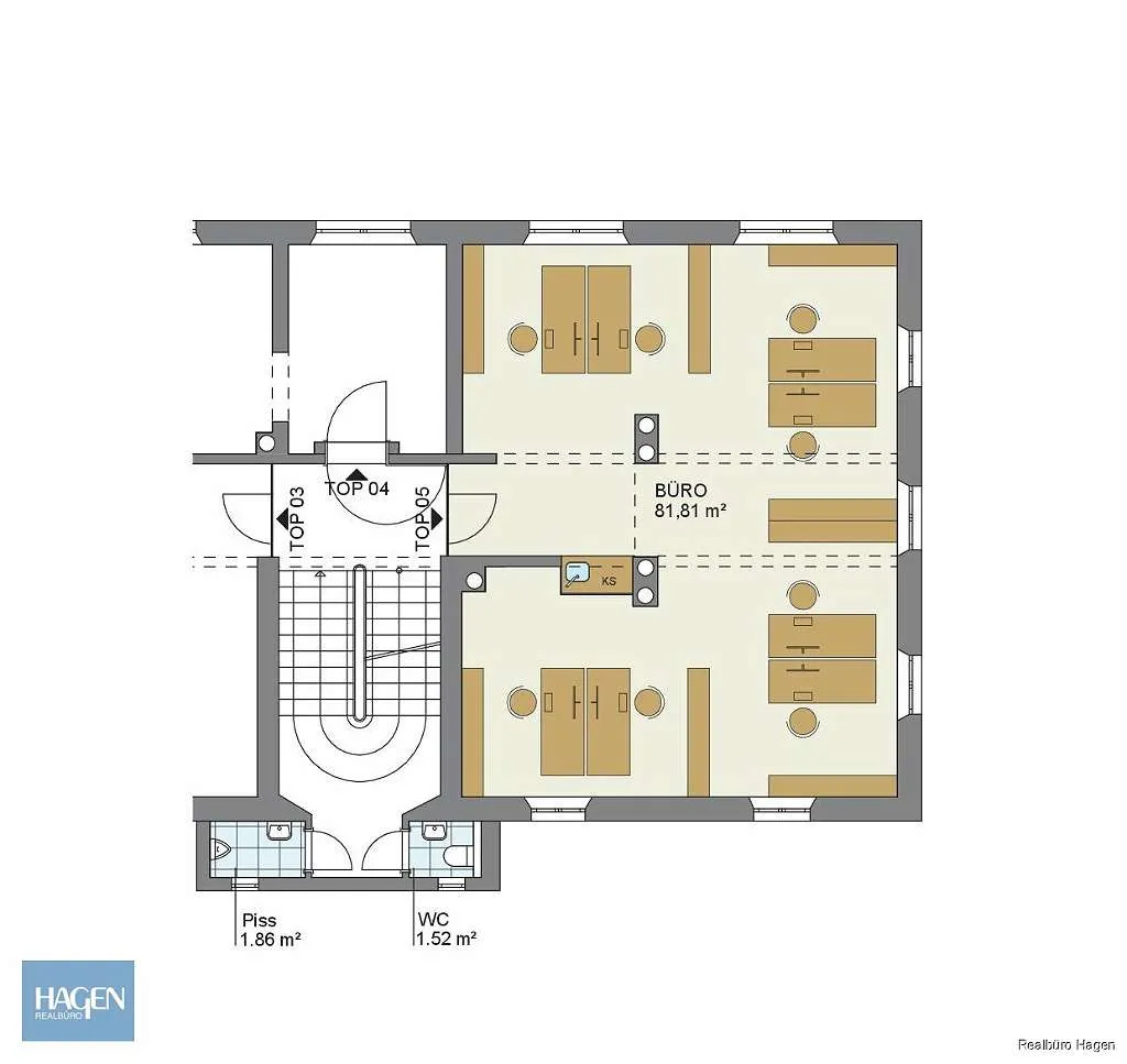 Office am Schlossplatz - Historisches Bürogebäude im Altstadtkern von Hohenems! Büro/Praxis Top 5 – pohled 2
