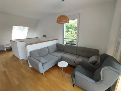 Sonnige Maisonette (3. OG + DG) mit großer Süd-Terrasse & Blick auf den Lainzer Tiergarten - U4 fußläufig, 4 Zimmer, 91 m², teilmöbliert