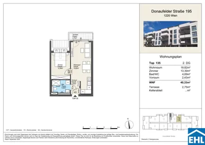 2-Zimmer-Wohnung kaufen in Wien – 40,17 m², € 299.000 – Bild 6 von 6