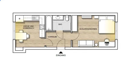 2-Zimmer-Wohnung kaufen in Graz – 39 m², € 120.000 – Bild 7 von 7