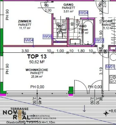 2-Zimmer-Wohnung mieten in Wien – 50,62 m², € 1.569 – Bild 18 von 18