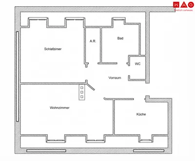2-Zimmer-Wohnung mieten in Leoben – 56,78 m², € 460 – Bild 10 von 10