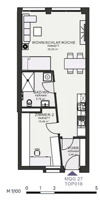 2-Zimmer-Wohnung mieten in Graz – 50,04 m², € 728 – Bild 6 von 6