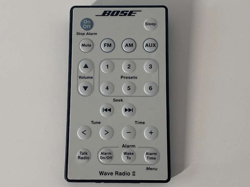 BOSE® WAVE Radio ii weiss Fernbedienung AUX IN