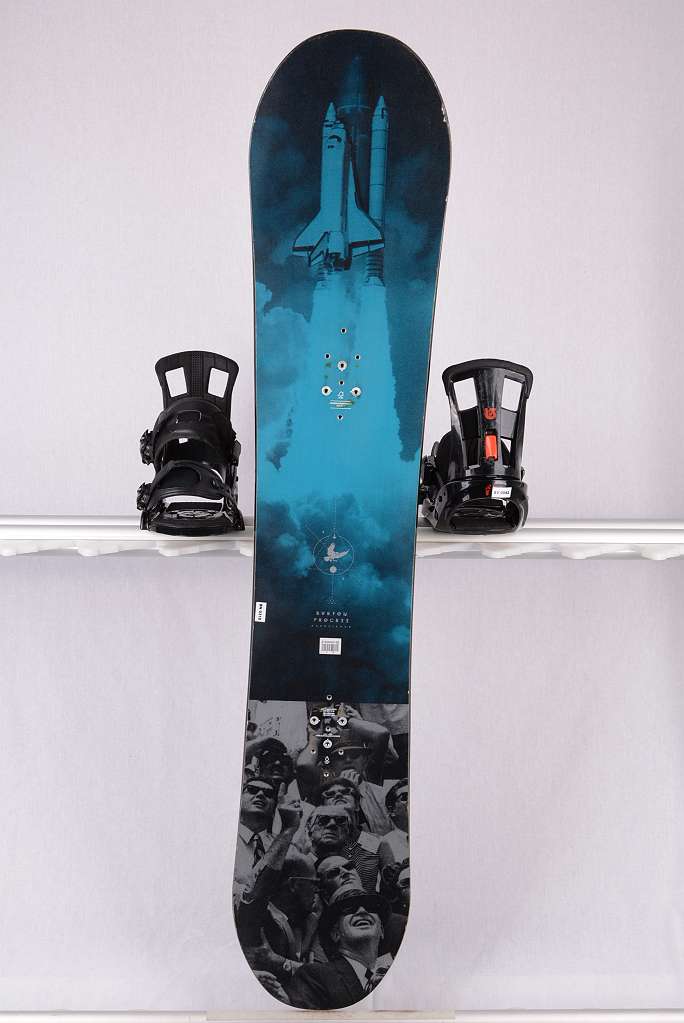 155; 159 cm Snowboard BURTON PROCESS EXPERIENCE FLYING V, BLUE