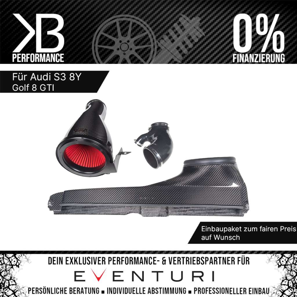 Eventuri Carbon Ansaugsystem Audi S3 8Y / Golf 8 GTI