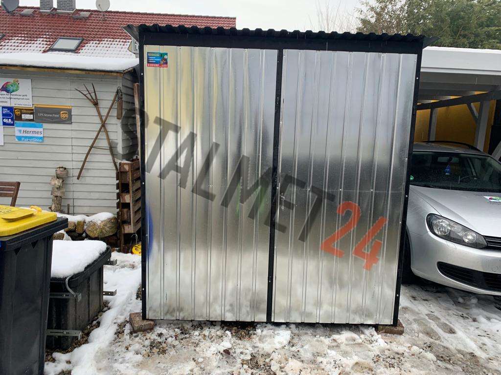 Blechgarage hot Gerätegarage 2x3,5 Aufbewahrungsbox