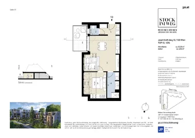 2-Zimmer-Wohnung kaufen in Wien – 53,26 m², € 479.000 – Bild 19 von 19