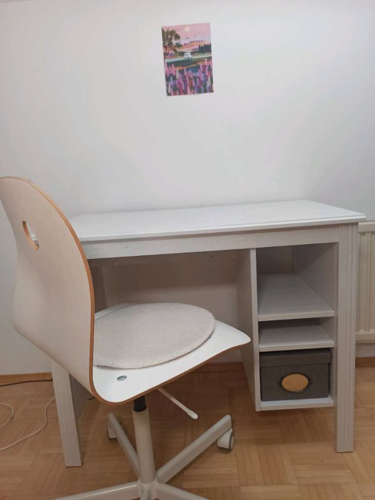 BRUSALI Bureau, blanc, 90x52 cm - IKEA