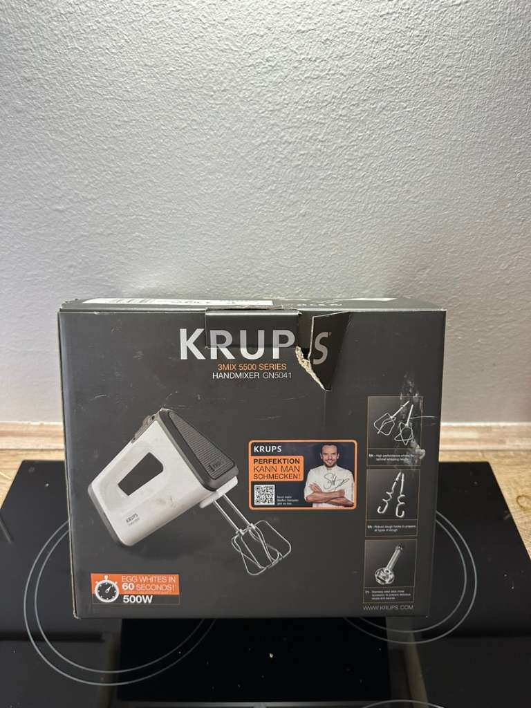 Krups 3 MIX 5500+ Hand Mixer GN5041, € 34,- (1200 Wien) - willhaben