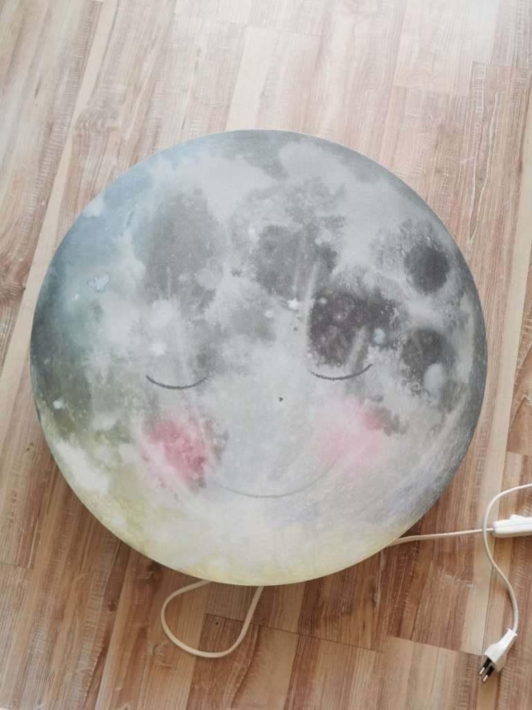 (verkauft) Hartendief Wandlampe Schlafender Mond