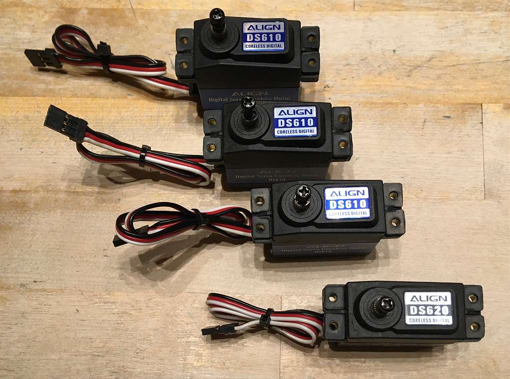 (verkauft) Align Servos 3x DS610 und 1x DS620 T-Rex