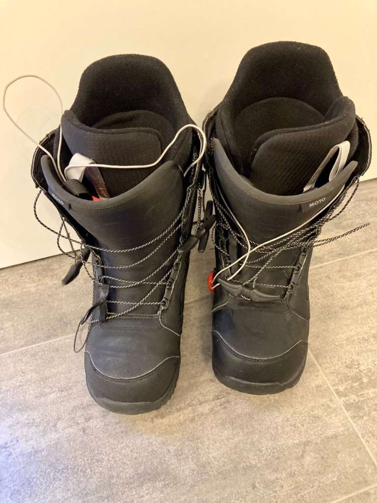 Burton moto snowboard sale boots 214