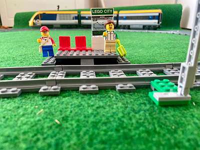 LEGO City Eisenbahn 60337 Lok Waggon Endwaggon / ohne Powered Up