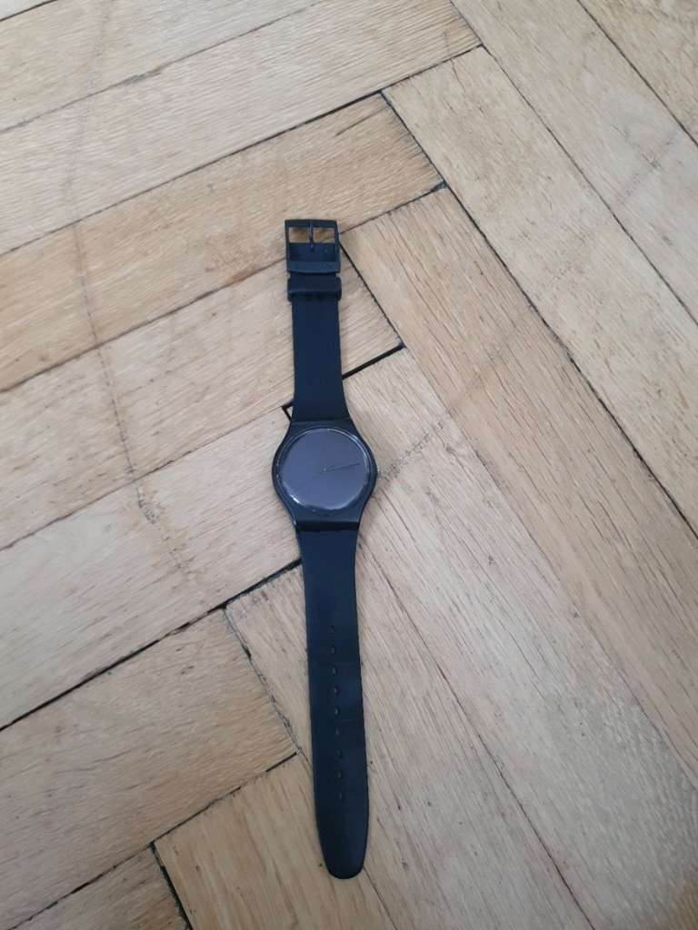 Swatch new gent black on sale rebel