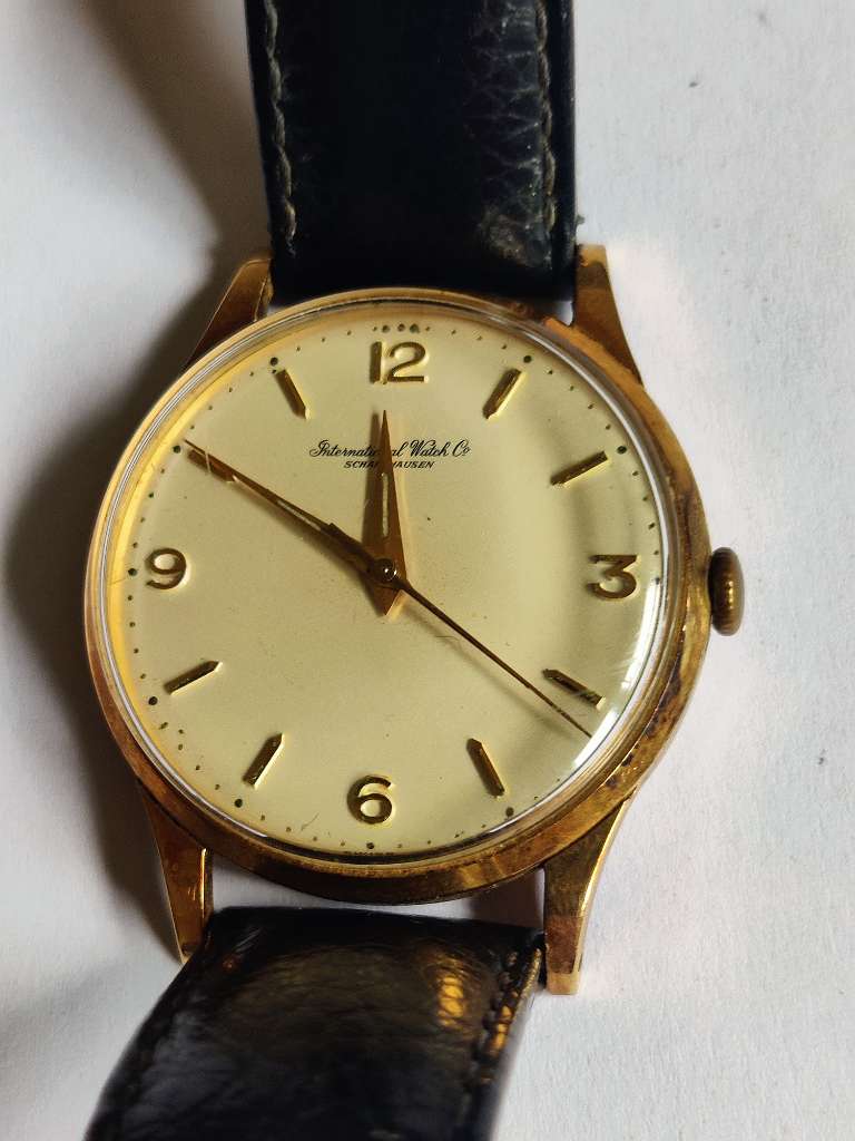 IWC Armbanduhr Gold Vintage Ref. 347 1.500 2534 Alland