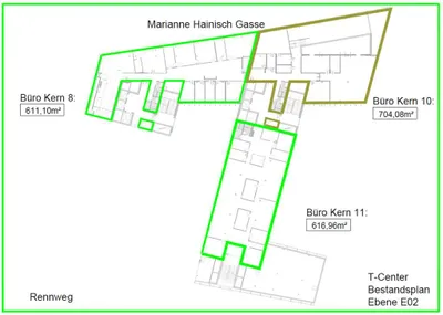 Gewerbeimmobilie mieten in Wien – 704 m², € 12.392 – Bild 3 von 3