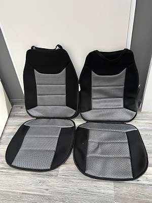 Hochwertige Sitzbezüge passend für Opel Adam (Schwarz-Braun)