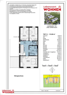 4-Zimmer-Haus mieten in Bruck an der Leitha – 112,8 m², € 1.536 – Bild 11 von 11