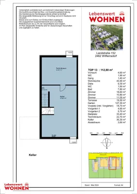 4-Zimmer-Haus mieten in Bruck an der Leitha – 112,8 m², € 1.536 – Bild 9 von 11