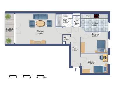 3-Zimmer-Wohnung kaufen in Wien – 79 m², € 349.000 – Bild 22 von 22
