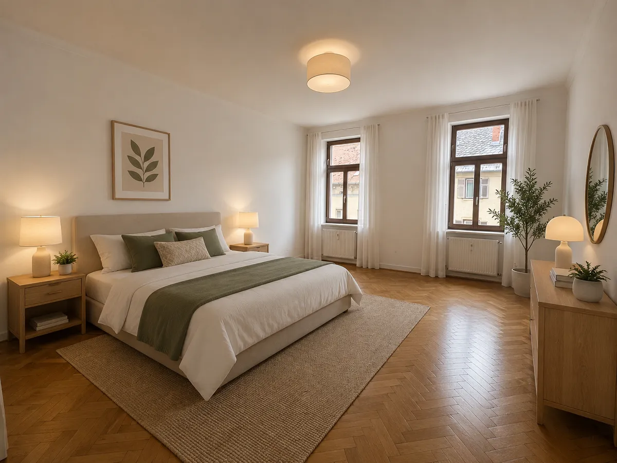 Wohnung mit Balkon in top-Lage! Altbau-Charme! - Ansicht 3