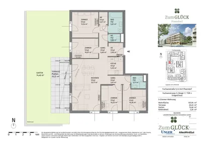 5-Zimmer-Wohnung mieten in Tulln – 107,94 m², € 1.650 – Bild 14 von 14