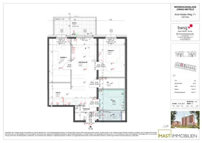 3-Zimmer-Wohnung kaufen in Wien – 59,32 m², € 345.000 – Bild 11 von 11