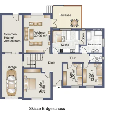 4-Zimmer-Haus kaufen in Oberpullendorf – 128,9 m², € 315.000 – Bild 35 von 36